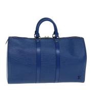 Louis Vuitton Vintage Pre-owned Laeder louis-vuitton-vskor Blue, Dam