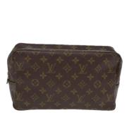 Louis Vuitton Vintage Pre-owned Canvas kuvertvskor Brown, Dam