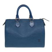 Louis Vuitton Vintage Pre-owned Laeder louis-vuitton-vskor Blue, Dam