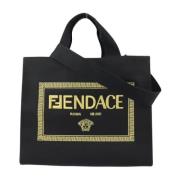 Fendi Vintage Pre-owned Canvas totevskor Black, Dam