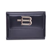 Baldinini Wallet in black leather Black, Dam