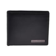 Baldinini Wallet in black palmellato leather Black, Herr