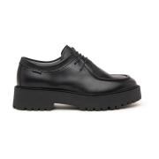 Nerogiardini Svarta platta skor Paraboot stil Black, Dam