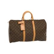 Louis Vuitton Vintage Pre-owned Canvas louis-vuitton-vskor Brown, Dam