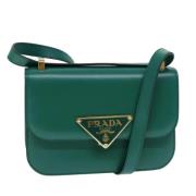 Prada Vintage Pre-owned Laeder prada-vskor Green, Dam