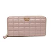 Prada Vintage Pre-owned Laeder plnbcker Pink, Dam