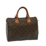 Louis Vuitton Vintage Pre-owned Canvas louis-vuitton-vskor Brown, Dam