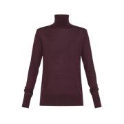 Forte Forte Merino Turtleneck Tröja Red, Dam