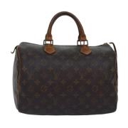 Louis Vuitton Vintage Pre-owned Canvas louis-vuitton-vskor Brown, Dam