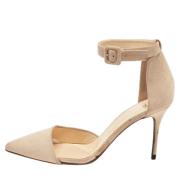 Giuseppe Zanotti Pre-owned Pre-owned Mocka klackskor Beige, Dam