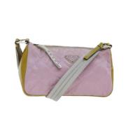 Prada Vintage Pre-owned Nylon prada-vskor Pink, Dam