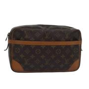 Louis Vuitton Vintage Pre-owned Canvas kuvertvskor Brown, Dam