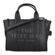 Marc Jacobs Svart Mini Toteväska med Runda Handtag Black, Dam