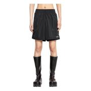 Jil Sander Svart Elastiskt Midjeband Dragsko Shorts Black, Herr