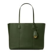 Tory Burch Stilren Triple-Compartment Tote - Basilika Green, Dam