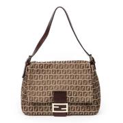 Fendi Vintage Pre-owned Canvas fendi-vskor Brown, Dam