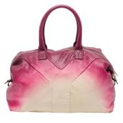 Yves Saint Laurent Vintage Pre-owned Laeder handvskor Pink, Dam