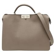 Fendi Vintage Pre-owned Laeder totevskor Brown, Herr