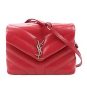 Yves Saint Laurent Vintage Pre-owned Laeder handvskor Red, Dam