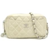 Chanel Vintage Pre-owned Laeder chanel-vskor White, Dam