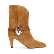 Isabel Marant Sammet Cognac Boot Dytho Brown, Dam