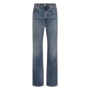 Tommy Hilfiger Avslappnad Bootcut Jeans Blue, Dam