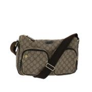 Gucci Vintage Pre-owned Canvas gucci-vskor Beige, Dam