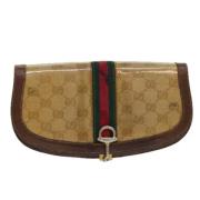 Gucci Vintage Pre-owned Laeder kuvertvskor Brown, Dam