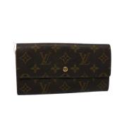 Louis Vuitton Vintage Pre-owned Belagd canvas plnbcker Brown, Dam