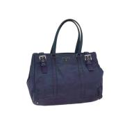 Prada Vintage Pre-owned Nylon prada-vskor Purple, Dam