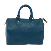 Louis Vuitton Vintage Pre-owned Laeder louis-vuitton-vskor Blue, Dam