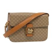 Celine Vintage Pre-owned Canvas celine-vskor Beige, Dam