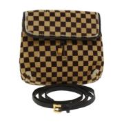 Louis Vuitton Vintage Pre-owned Laeder axelremsvskor Brown, Dam