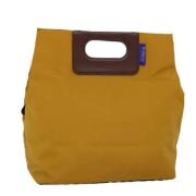 Burberry Vintage Pre-owned Nylon handvskor Yellow, Dam