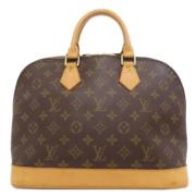 Louis Vuitton Vintage Pre-owned Canvas handvskor Brown, Dam