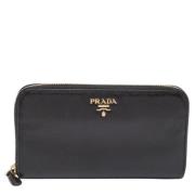 Prada Vintage Pre-owned Laeder plnbcker Black, Dam