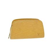 Louis Vuitton Vintage Pre-owned Laeder louis-vuitton-vskor Yellow, Dam