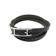 Hermès Vintage Pre-owned Laeder armband Black, Unisex