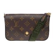 Louis Vuitton Vintage Pre-owned Laeder axelremsvskor Brown, Dam