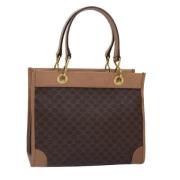 Celine Vintage Pre-owned Laeder handvskor Brown, Dam