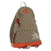 Gucci Vintage Pre-owned Canvas ryggsckar Brown, Dam