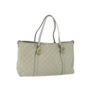 Gucci Vintage Pre-owned Canvas gucci-vskor Beige, Dam