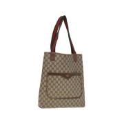 Gucci Vintage Pre-owned Canvas gucci-vskor Beige, Dam