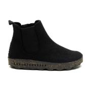 Asportuguesas Svarta Sneakers City Felt Black, Dam