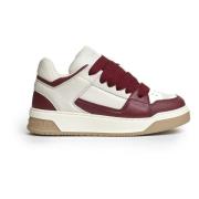 Hogan Bordeaux Sneakers med Plattformsula Multicolor, Dam