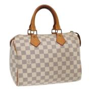 Louis Vuitton Vintage Pre-owned Canvas handvskor White, Dam