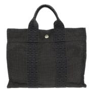 Hermès Vintage Pre-owned Canvas totevskor Gray, Dam