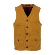 Chesapeake's Beige Gilet Kappor Brown, Herr