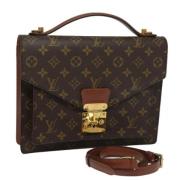 Louis Vuitton Vintage Pre-owned Canvas louis-vuitton-vskor Brown, Dam