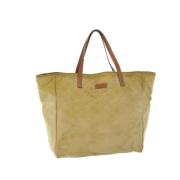 Gucci Vintage Pre-owned Canvas gucci-vskor Beige, Dam